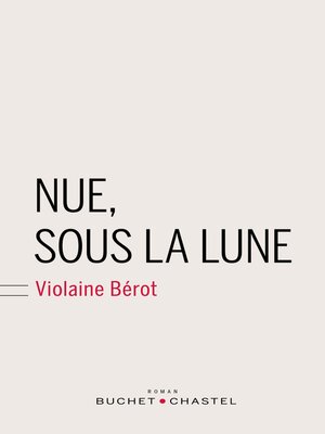 cover image of Nue, sous la lune